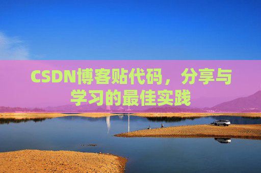 CSDN博客贴代码，分享与学习的最佳实践