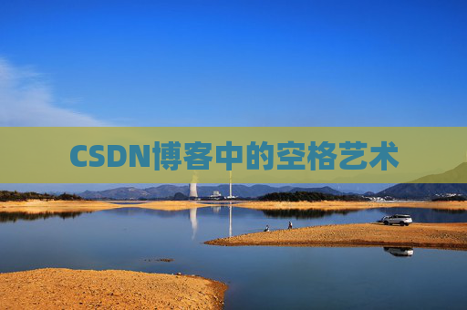 CSDN博客中的空格艺术